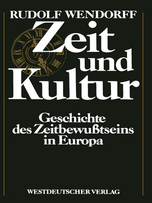 cover image of Zeit und Kultur
